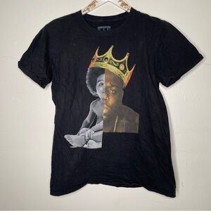 NOTORIOUS B.I.G BLACK GRAPHIC T SHIRT SZ M